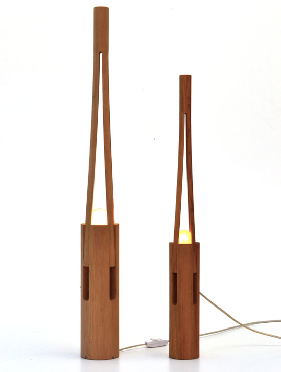 Eco Friendly Oak 'Cedro02' Lamp by CarlosOrtegaDesign