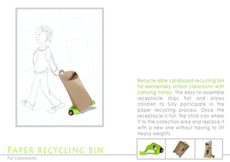 Paper Recycling Bin