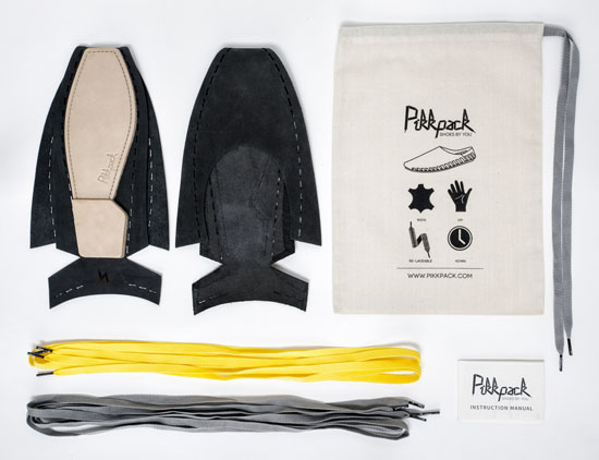 Pikkpack Revolutionary Flat-Packed Shoes by Sara Gulyas