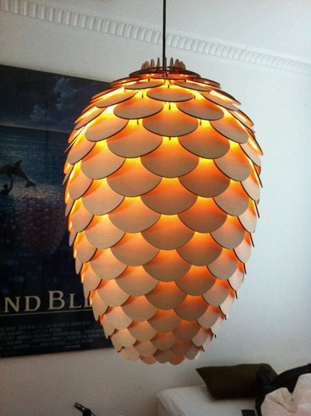 Pinecone Lamp