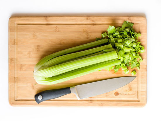 Premium Bamboo Extra Large Bamboo Cutting Board with Drip Groove