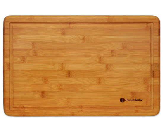 Premium Bamboo Extra Large Bamboo Cutting Board with Drip Groove