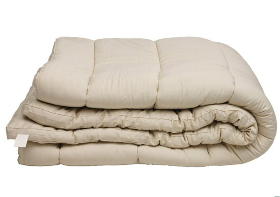 Quilted Organic Wool Mattress Topper