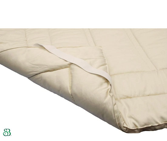 Quilted Organic Wool Mattress Topper