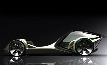 rca sleek sustainable car concept