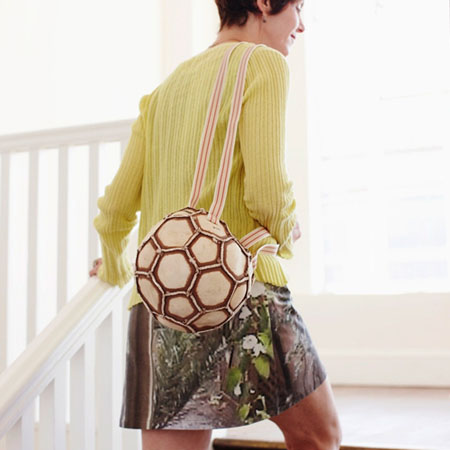 Reclaimed Soccer Ball Bag