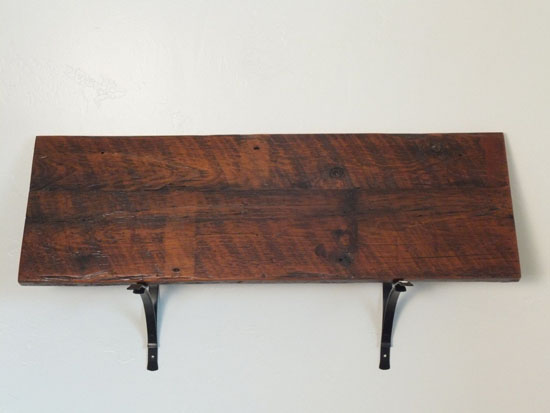 Reclaimed Wood Shelf 