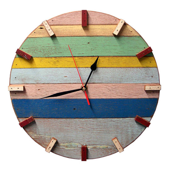 Reclaimed Wood Wall Clock