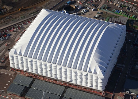 Recyclable Basketball Stadium in London