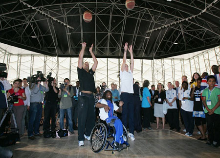 Recyclable Basketball Stadium in London