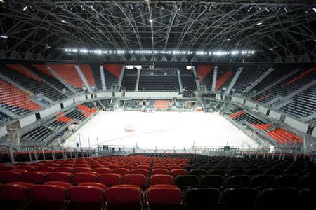 Recyclable Basketball Stadium in London