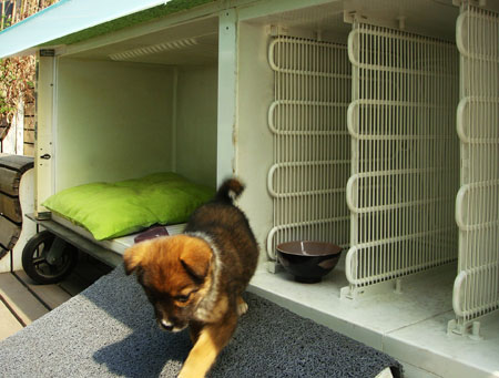 Recyceld Fridge Doghouse