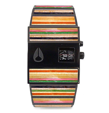 recycled skate deck watch