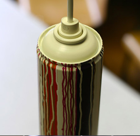 Recycled Spray Can Light