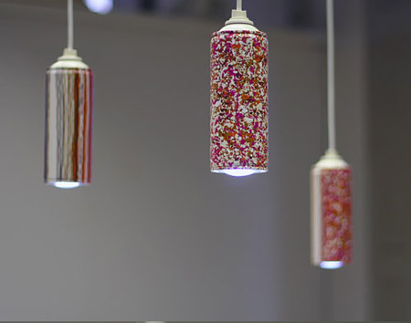 Recycled Spray Can Light