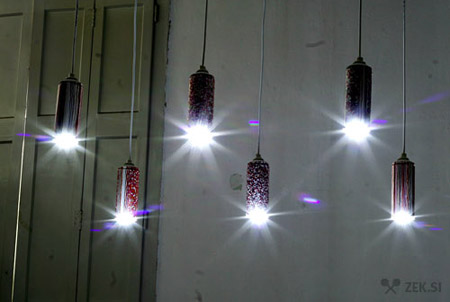 Recycled Spray Can Light