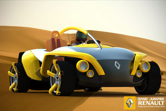 Renault Sand Jumper Concept Car by Luis Pedro Fonseca