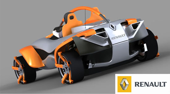 Renault Sand Jumper Concept Car by Luis Pedro Fonseca