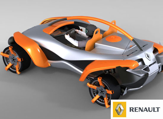 Renault Sand Jumper Concept Car by Luis Pedro Fonseca