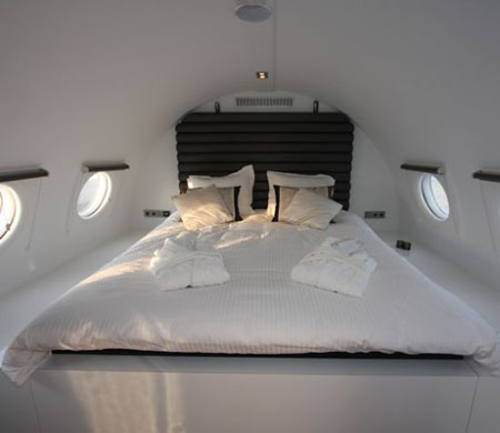 Repurposed Airplane Hotel