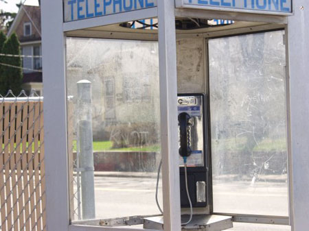 Repurposed Telephone Booth
