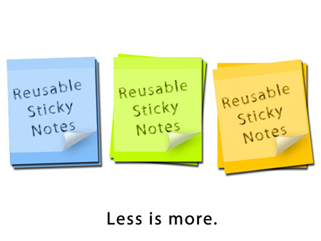 Reusable Sticky Notes