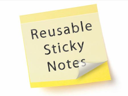 Reusable Sticky Notes