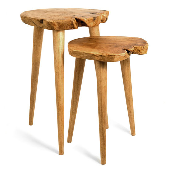 Bambeco Root Wood Nesting Table Collection