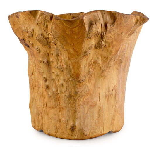 Natural Root Wood Planter