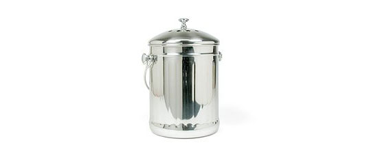 RSVP International Endurance Stainless Steel Compost Pail