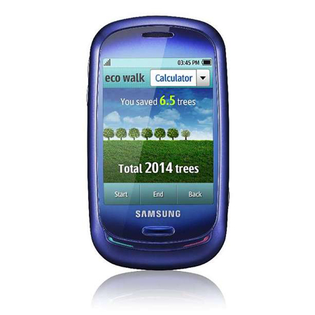 Samsung Earth Blue Solar Powered Phone