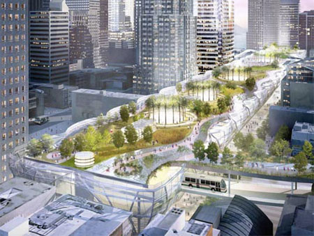 san fransisco transbay terminal goes green