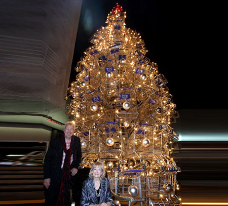 Shopping Cart Holiday Tree