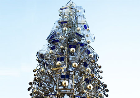 Shopping Cart Holiday Tree