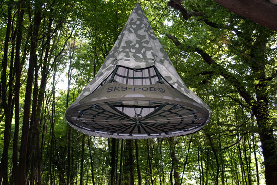 Sky-Pod Hanging Tree Tent