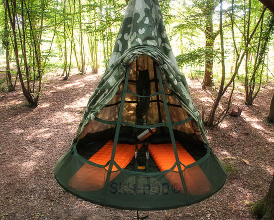 Sky-Pod Hanging Tree Tent