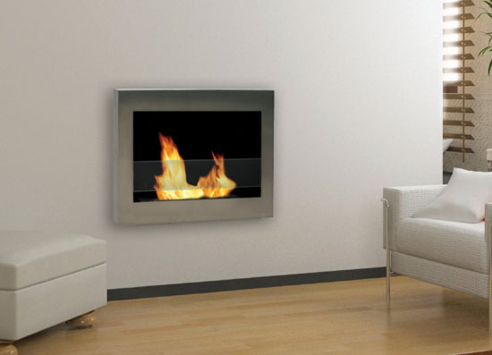 SoHo Wall Mount Ethanol Fireplace