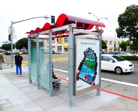 Solar Powered Bus Shelter