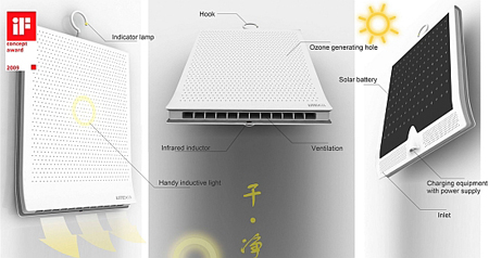 Solar Powered Drier And Cleaner