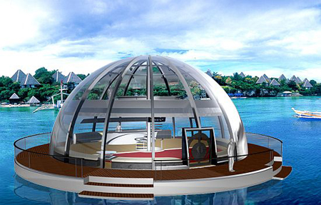 Solar Powered Houseboat