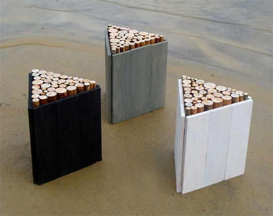 Modern Stools from Wood'Insane Design