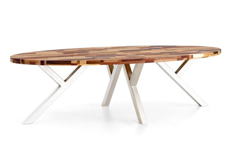 Table Made Out Of Waste Wood
