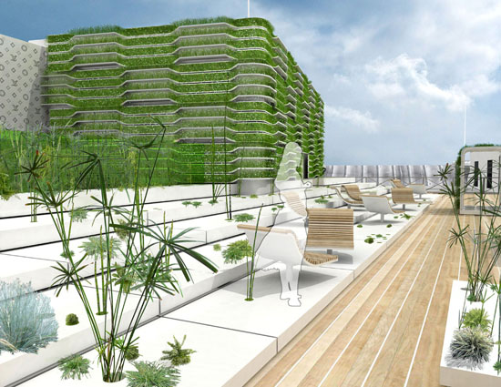 Terra Louis Vuitton Headquarters In Paris Is An Eco-friendly Structure -  Green Design Blog