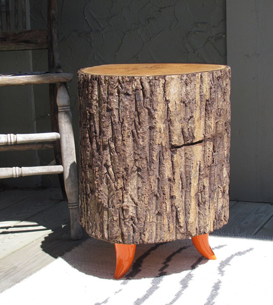 Tree Trunk Tables