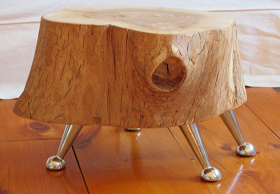 Tree Trunk Tables