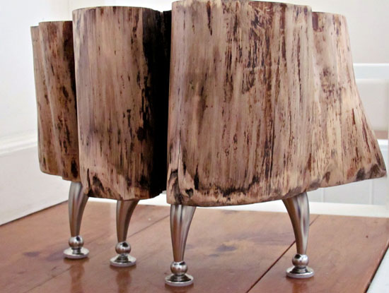 Tree Trunk Tables