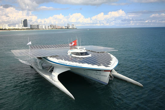 Largest Solar Powered Boat