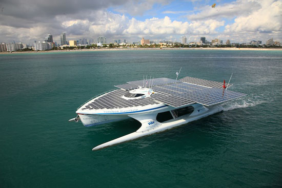 Largest Solar Powered Boat