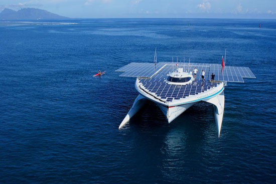 Largest Solar Powered Boat