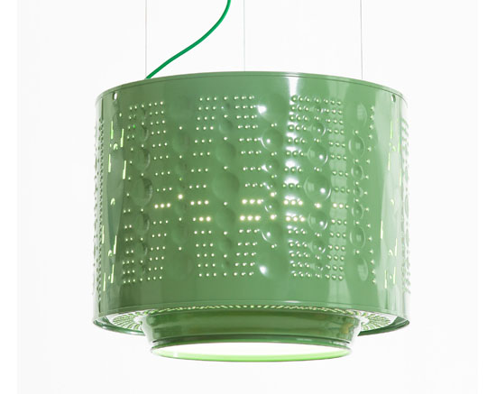 Up-cycled Washing Machine Drum Lamp by Willem Heeffer